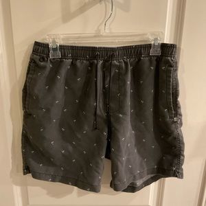 Black Cotton On Swim Trunks